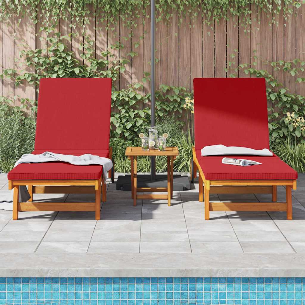 Solstol 2-person 3 pcs Brun Solid akasietre vidaXL