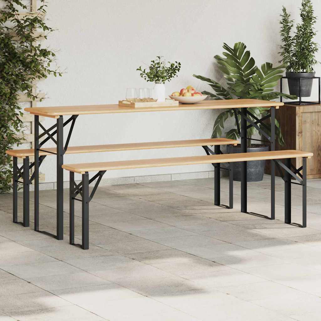 Øl bordbein 2 pcs Svart 39 x 3 x 75 cm Pulverlakkert stål vidaXL