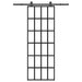 Skyvedør med monteringssett 76x205 cm ESG glass og aluminium
