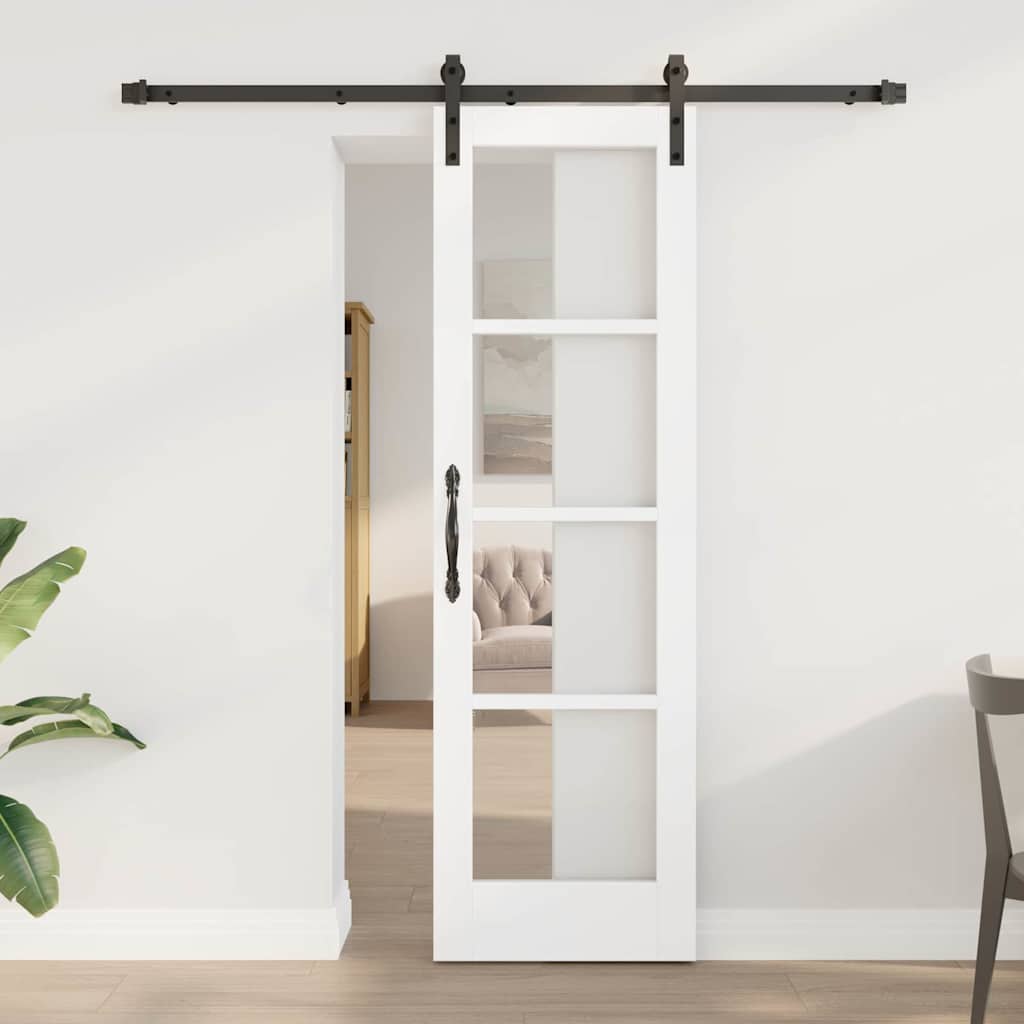 Skyvedør ORKDAL Hvit og svart 61 x 198,5 cm