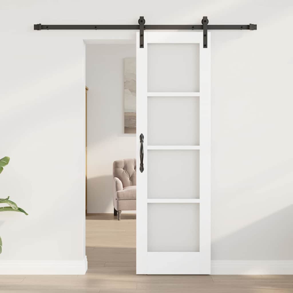 Skyvedør ORKDAL Hvit og svart 61 x 198,5 cm