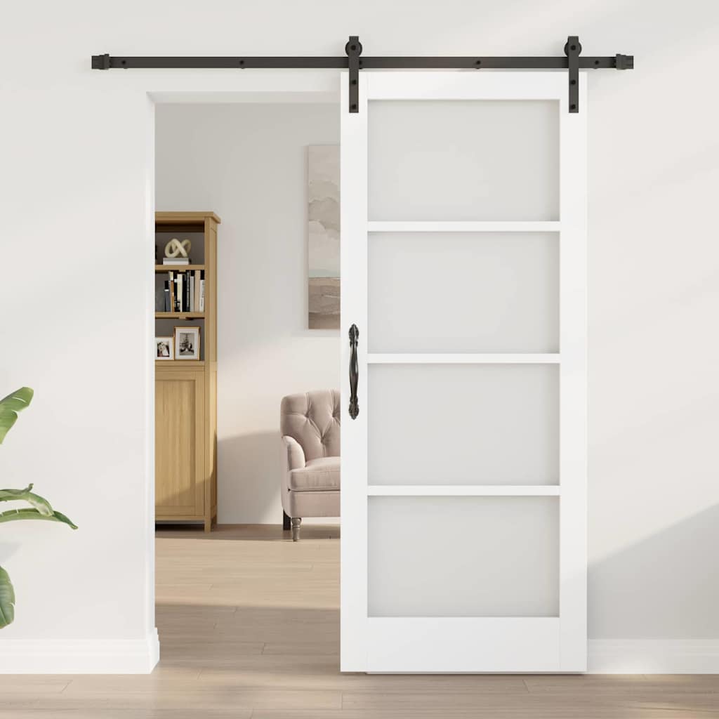Skyvedør ORKDAL Hvit og svart 83 x 202 cm