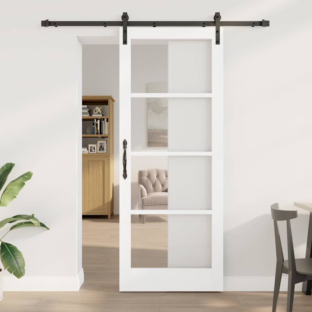 Skyvedør ORKDAL Hvit og svart 83 x 211 cm