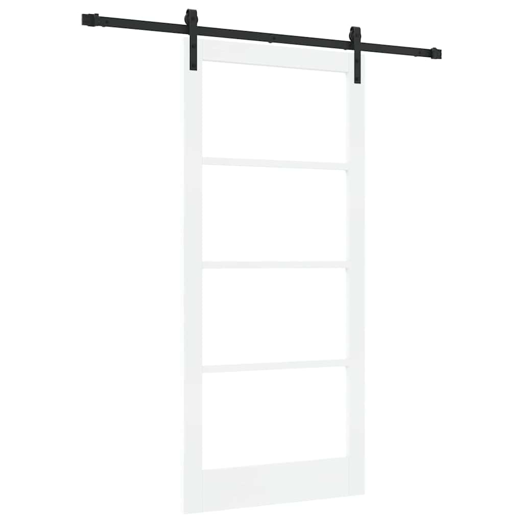 Skyvedør ORKDAL Hvit og svart 93 x 202 cm