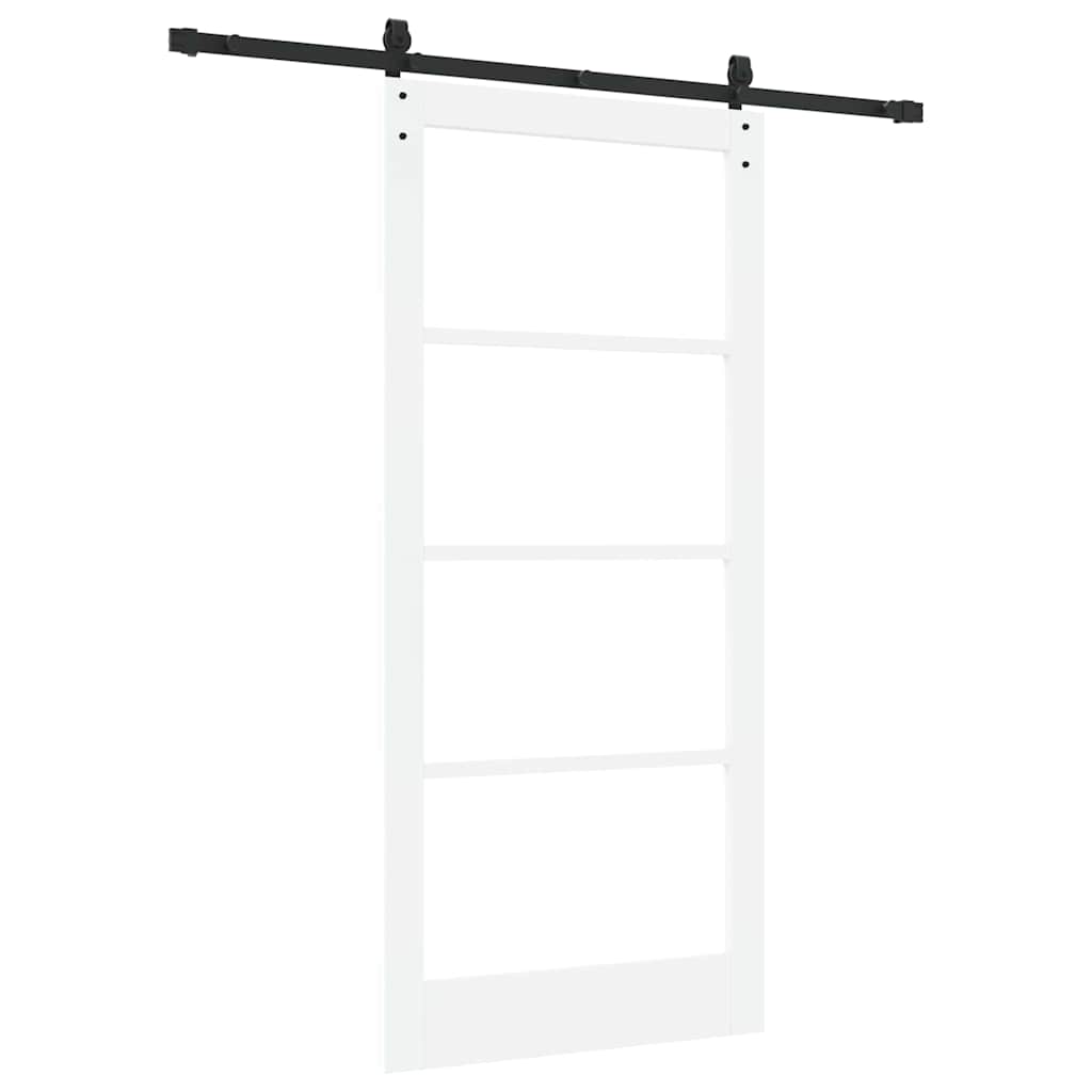 Skyvedør ORKDAL Hvit og svart 93 x 202 cm