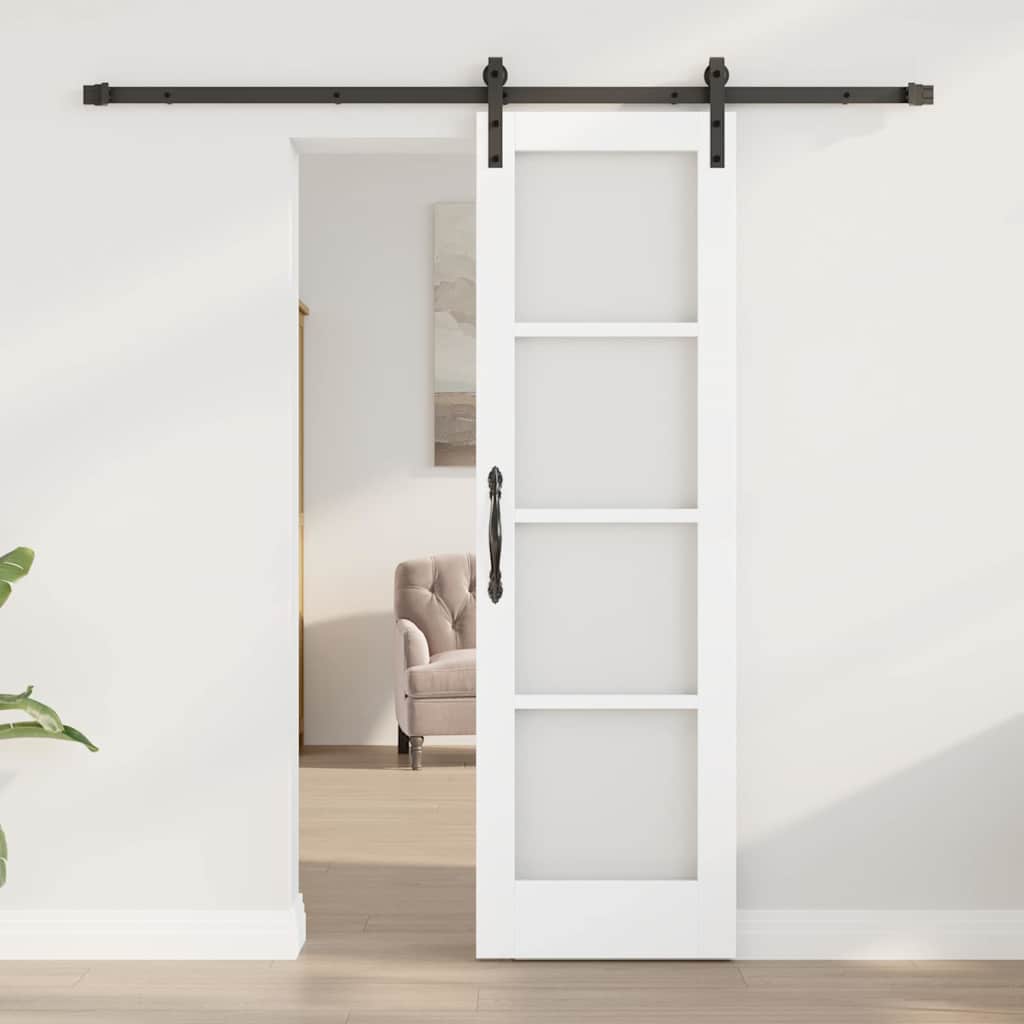 Skyvedør ORKDAL Hvit og svart 61 x 198,5 cm