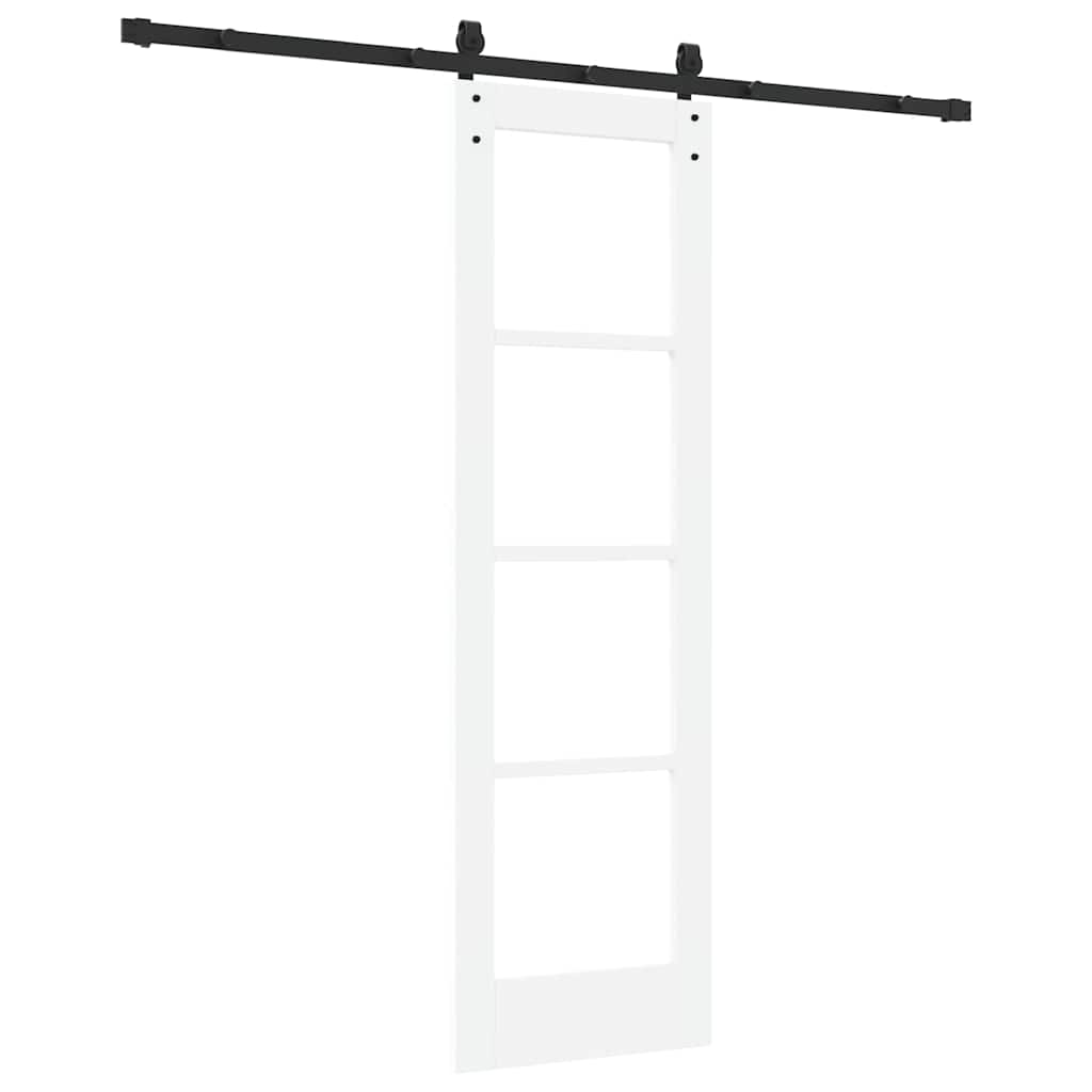 Skyvedør ORKDAL Hvit og svart 61 x 198,5 cm