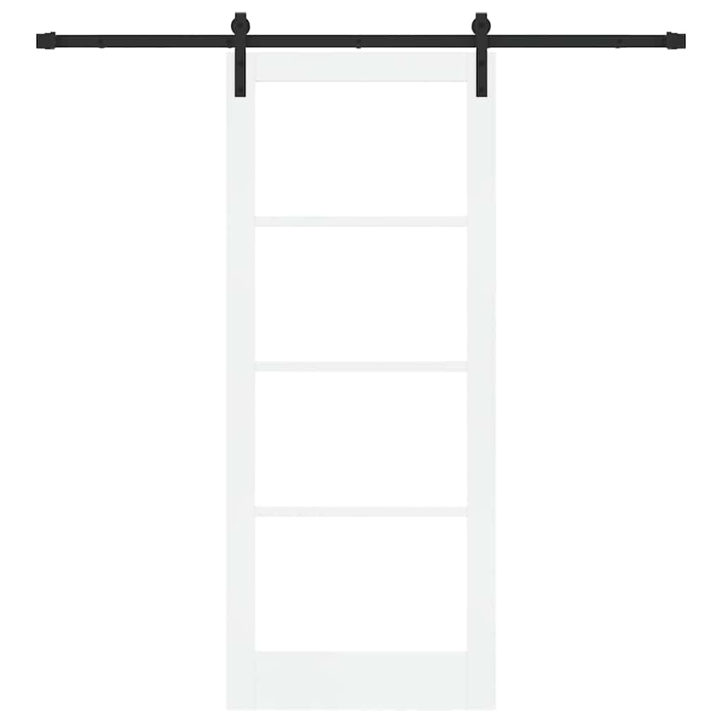 Skyvedør ORKDAL Hvit og svart 83 x 202 cm