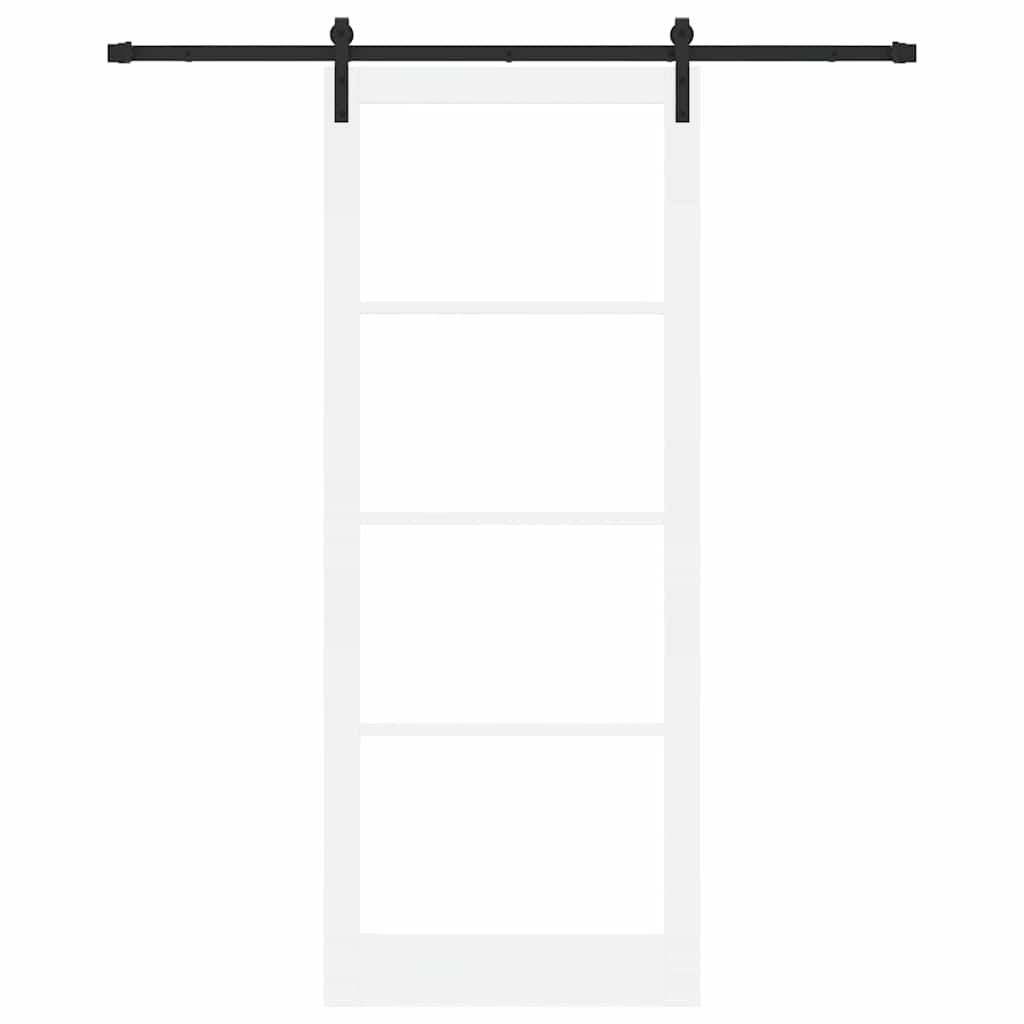 Skyvedør ORKDAL Hvit og svart 93 x 232 cm