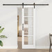 Skyvedør ORKDAL Hvit 61 x 198,5 cm Massivt furutre og glass