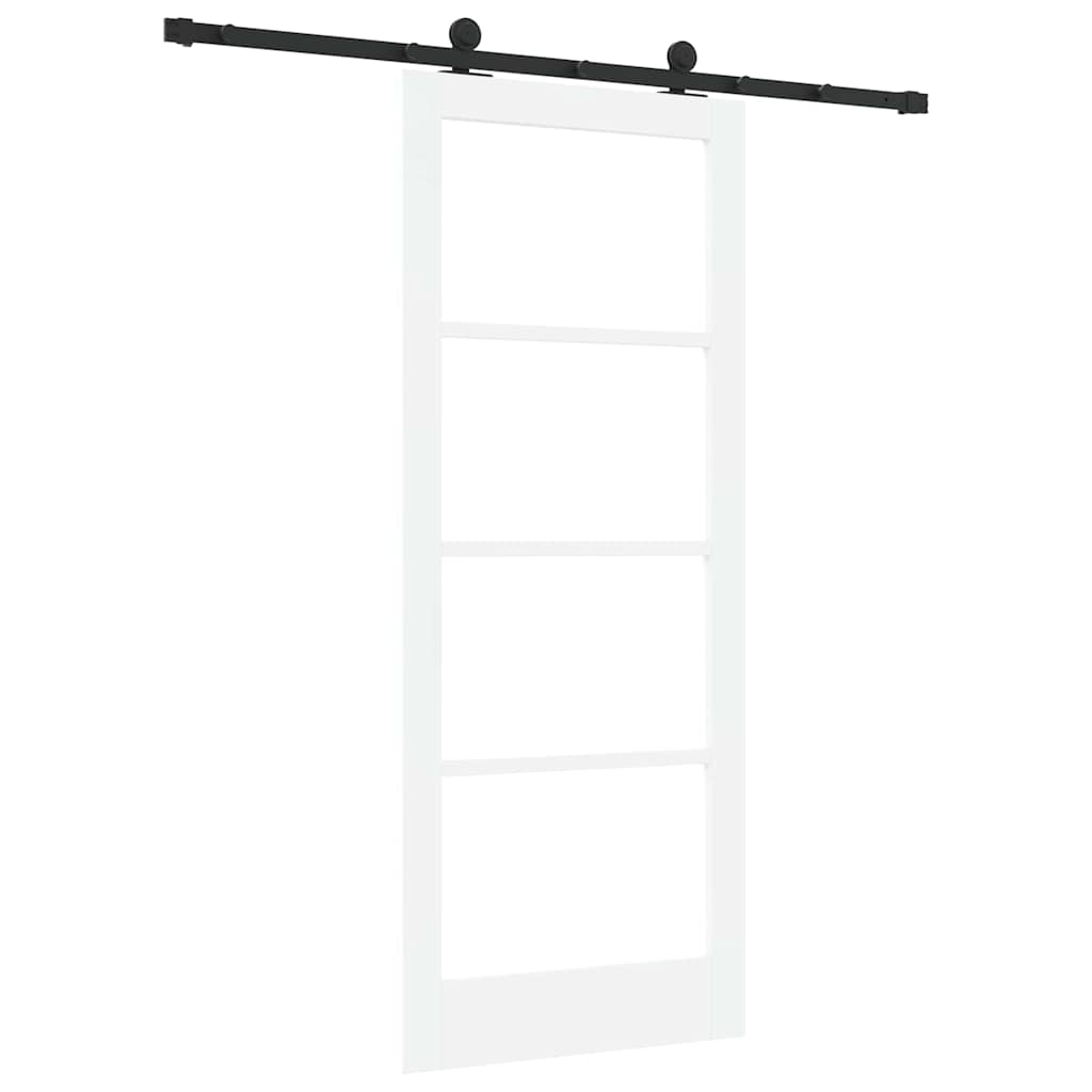 Skyvedør ORKDAL Hvit og svart 83 x 202 cm