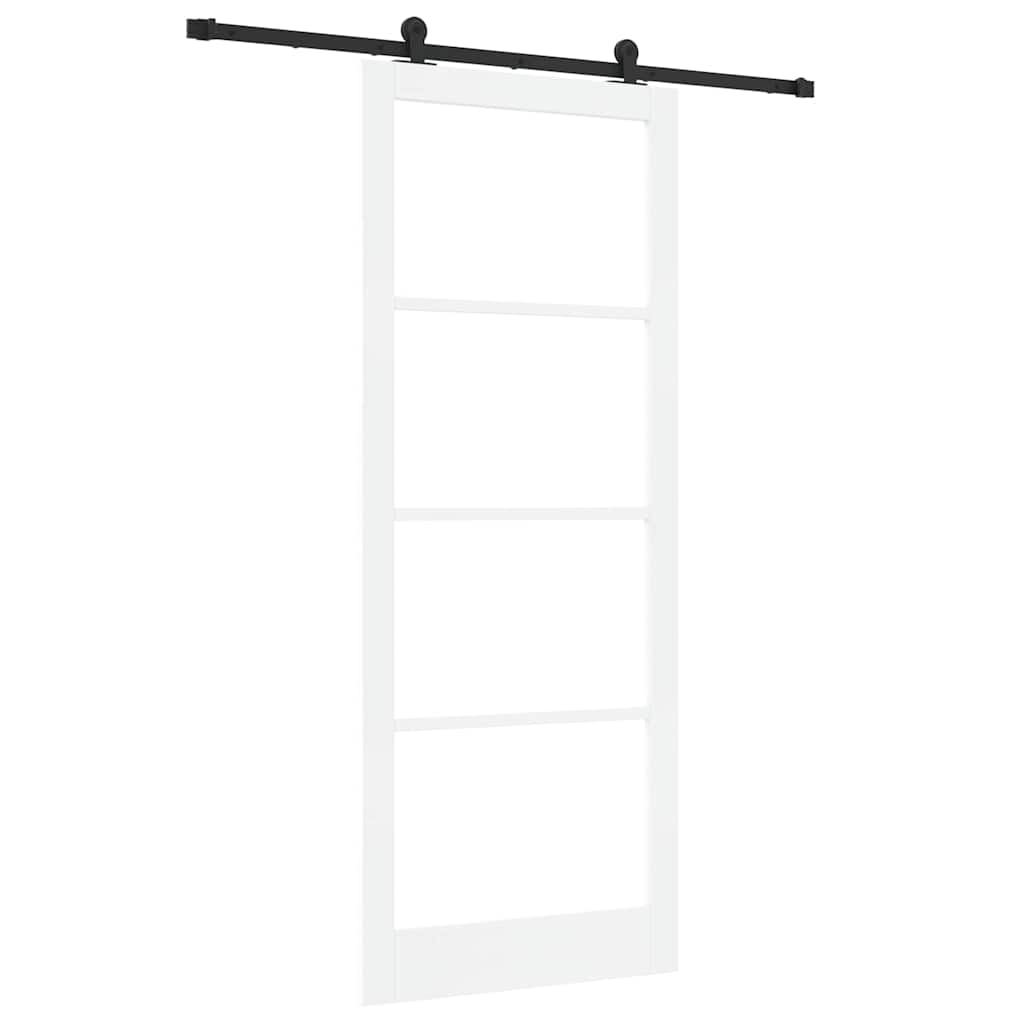 Skyvedør ORKDAL Hvit og svart 93 x 232 cm