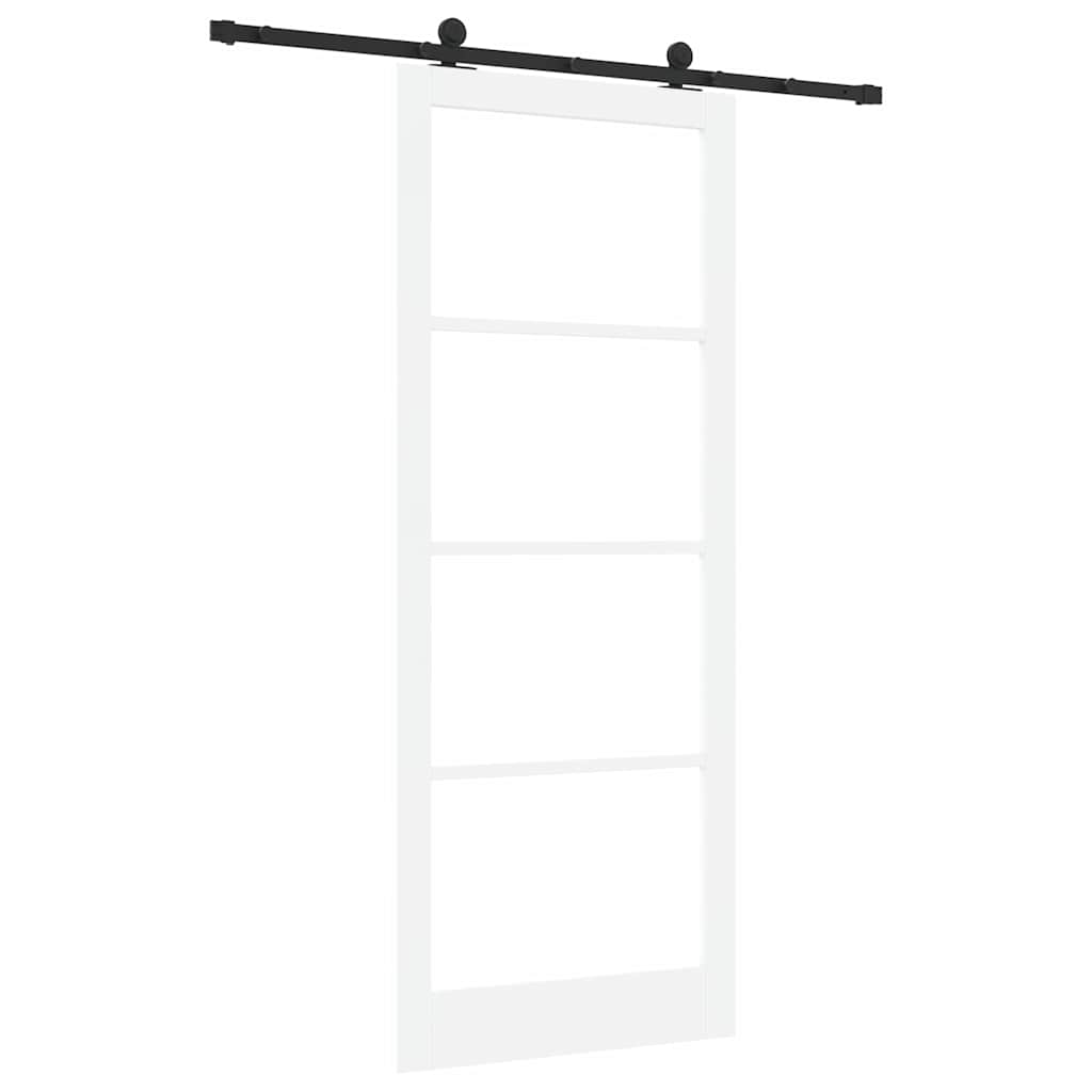 Skyvedør ORKDAL Hvit og svart 93 x 232 cm