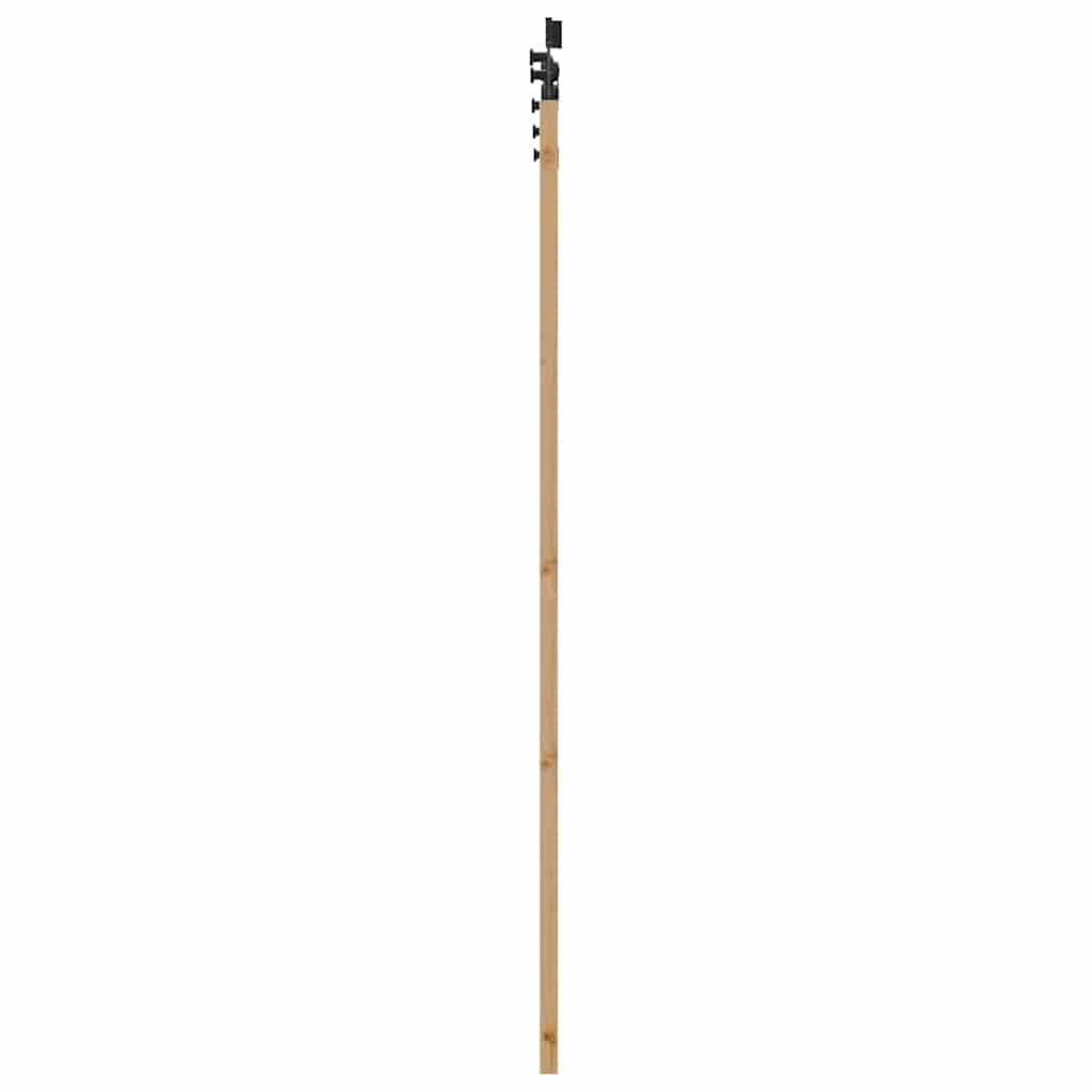 Skyvedør ORKDAL Naturlig og svart 61 x 198,5 cm