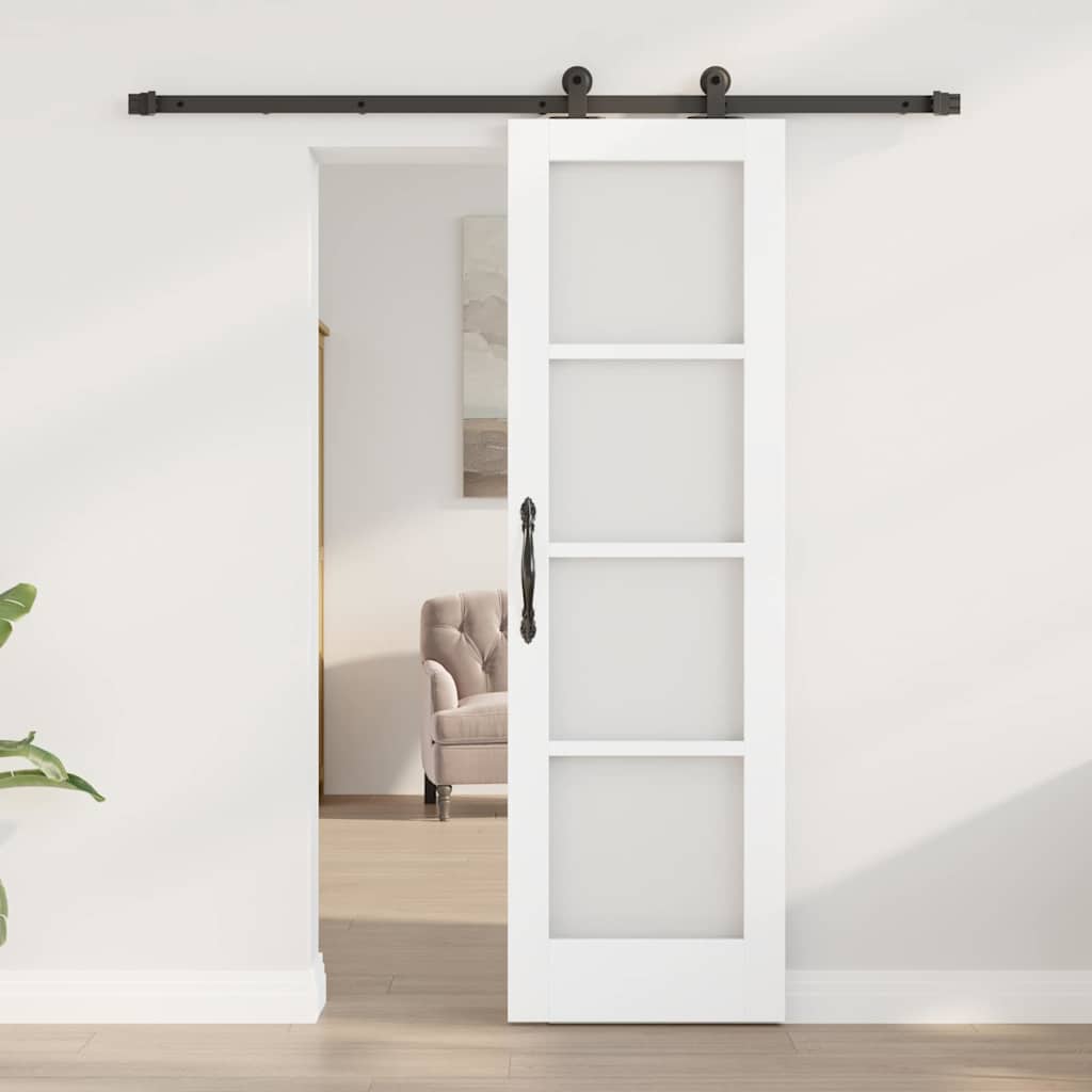 Skyvedør ORKDAL Hvit og svart 61 x 198,5 cm
