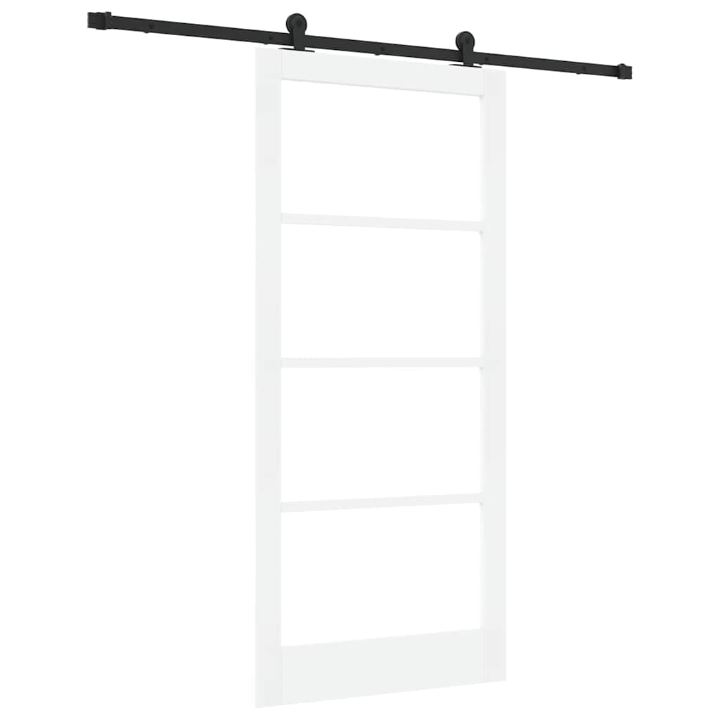 Skyvedør ORKDAL Hvit og svart 93 x 202 cm