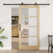 Skyvedør ORKDAL Naturlig 93 x 202 cm Massivt furutre og glass