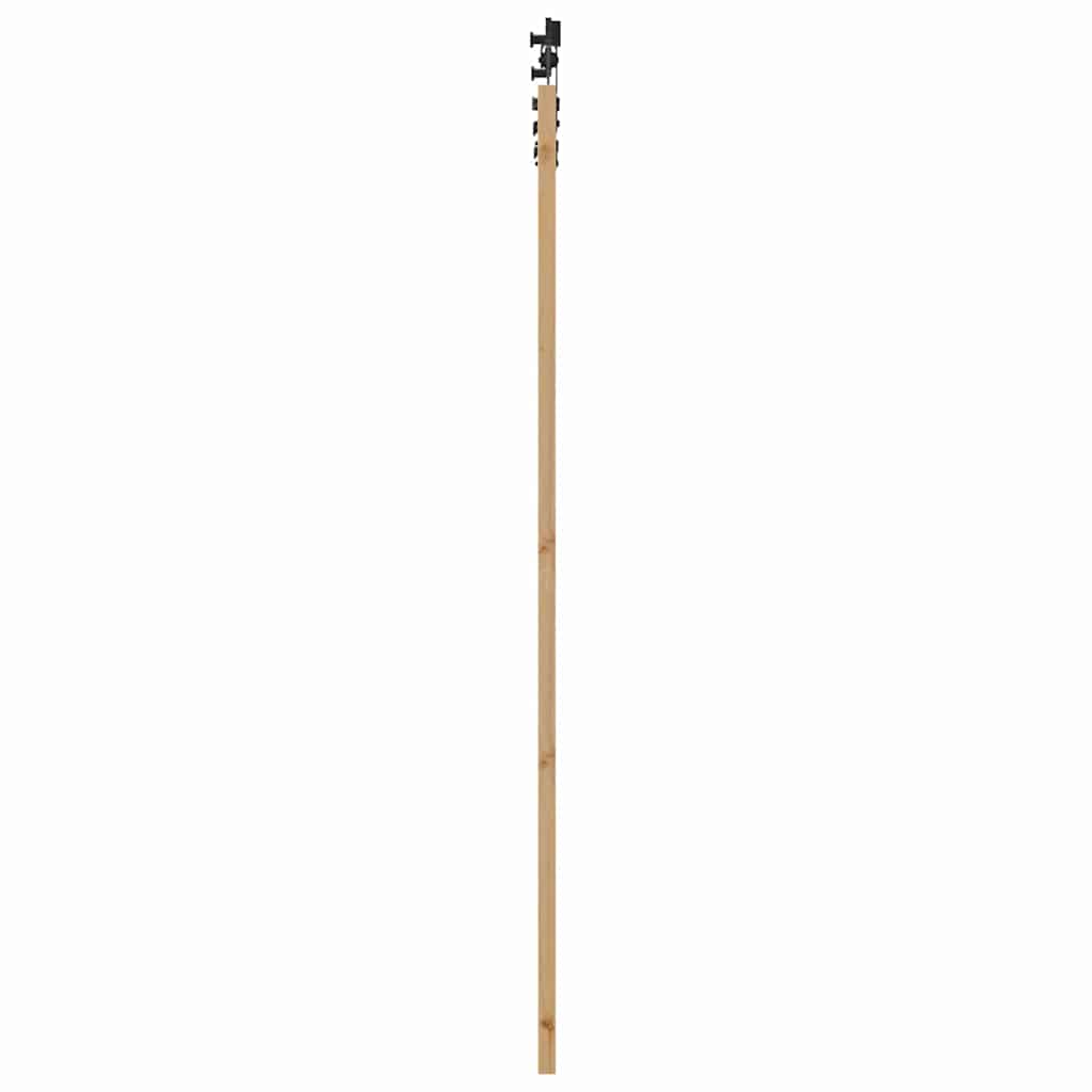 Skyvedør ORKDAL Naturlig og svart 93 x 211 cm
