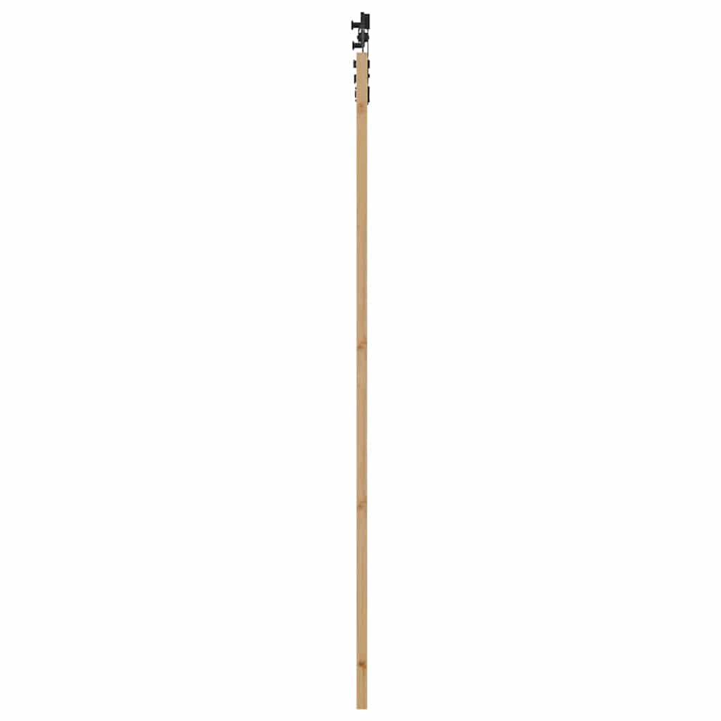 Skyvedør ORKDAL Naturlig og svart 93 x 232 cm