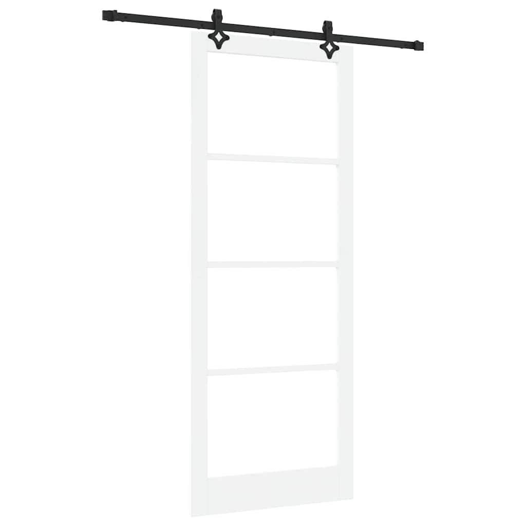 Skyvedør ORKDAL Hvit og svart 93 x 232 cm