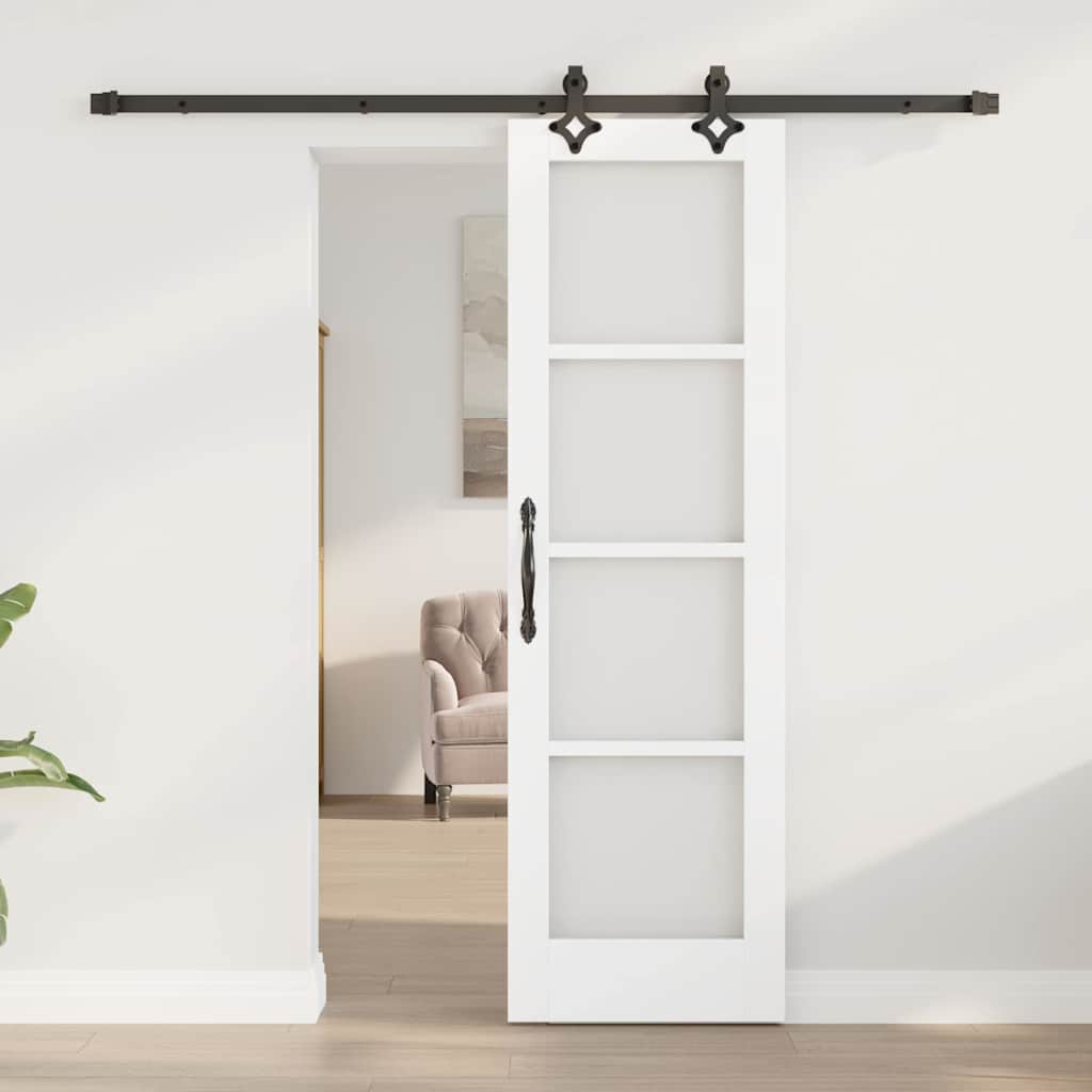 Skyvedør ORKDAL Hvit og svart 61 x 198,5 cm