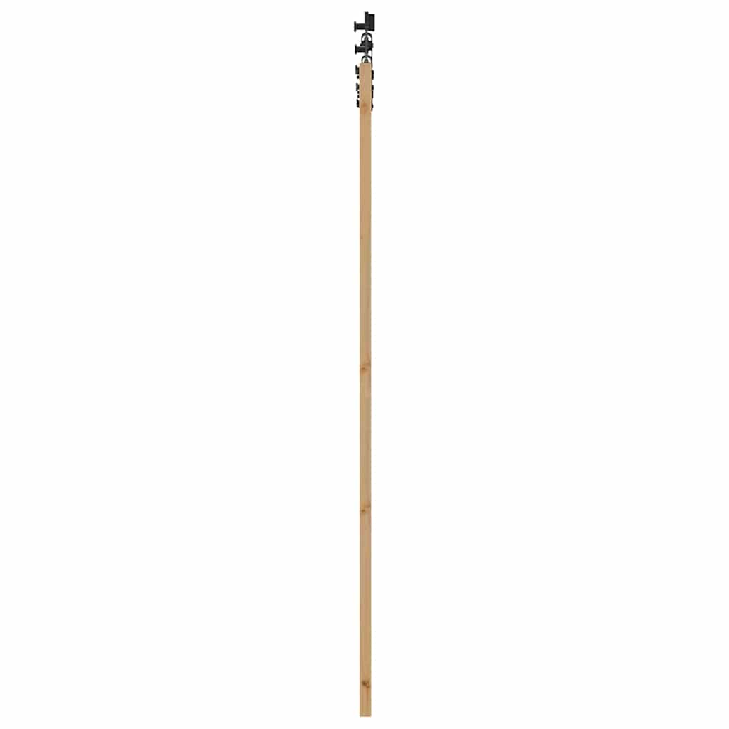 Skyvedør ORKDAL Naturlig og svart 93 x 211 cm