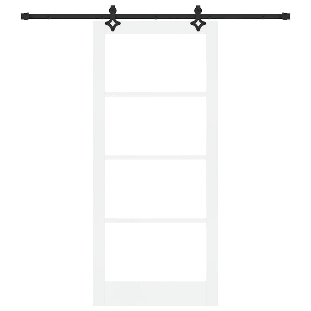 Skyvedør ORKDAL Hvit og svart 93 x 211 cm