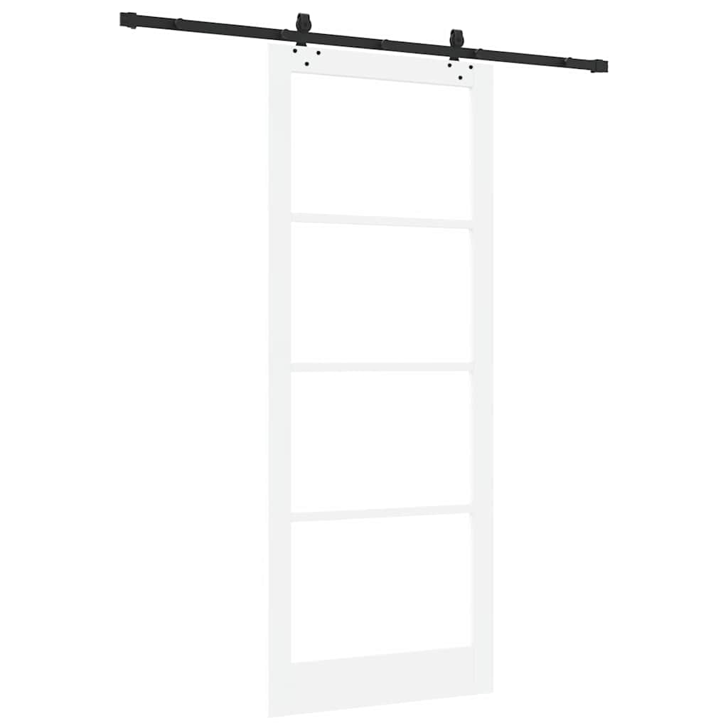 Skyvedør ORKDAL Hvit og svart 93 x 232 cm
