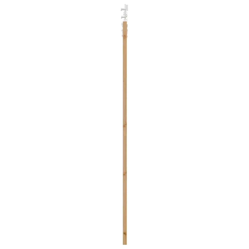 Skyvedør Naturlig 93 x 211 cm Massivt furutre og glass