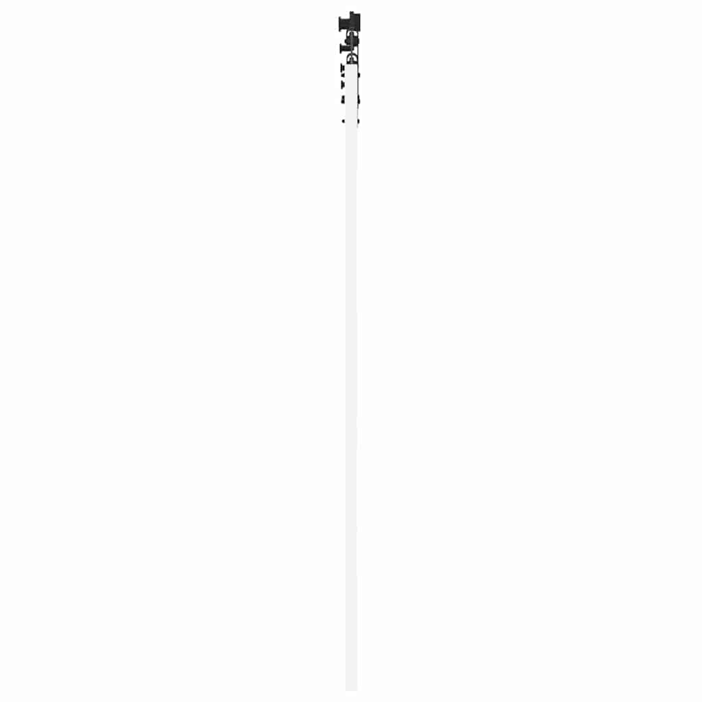 Skyvedør Hvit 61 x 198,5 cm Massivt furutre og glass