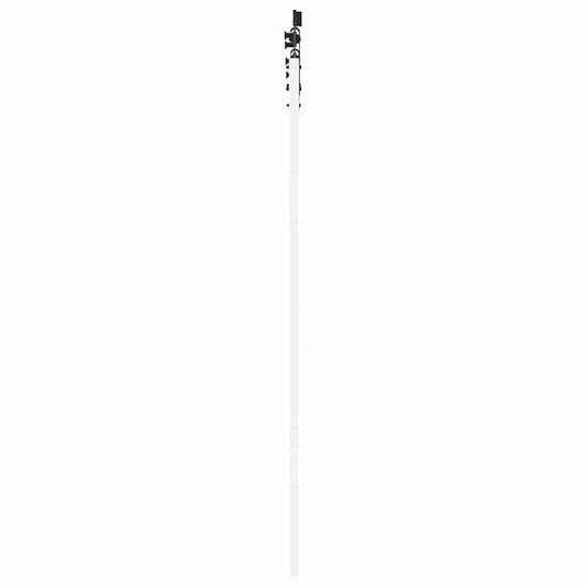 Skyvedør Hvit og svart 61 x 198,5 cm Massivt furutre og glass