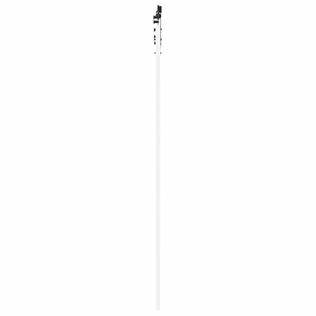 Skyvedør Hvit og svart 93 x 232 cm Massivt furutre og glass