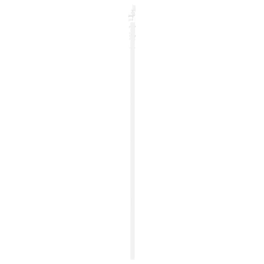 Skyvedør Hvit 93 x 211 cm Massivt furutre og glass