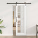 Skyvedør ORKDAL Hvit 61 x 198,5 cm Massivt furutre og glass