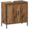 Baderomsinnredningssett med hylle 2 pcs Brun 60 x 30 x 60 cm