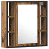 Baderomsinnredningssett med hylle 2 pcs Brun 60 x 30 x 60 cm