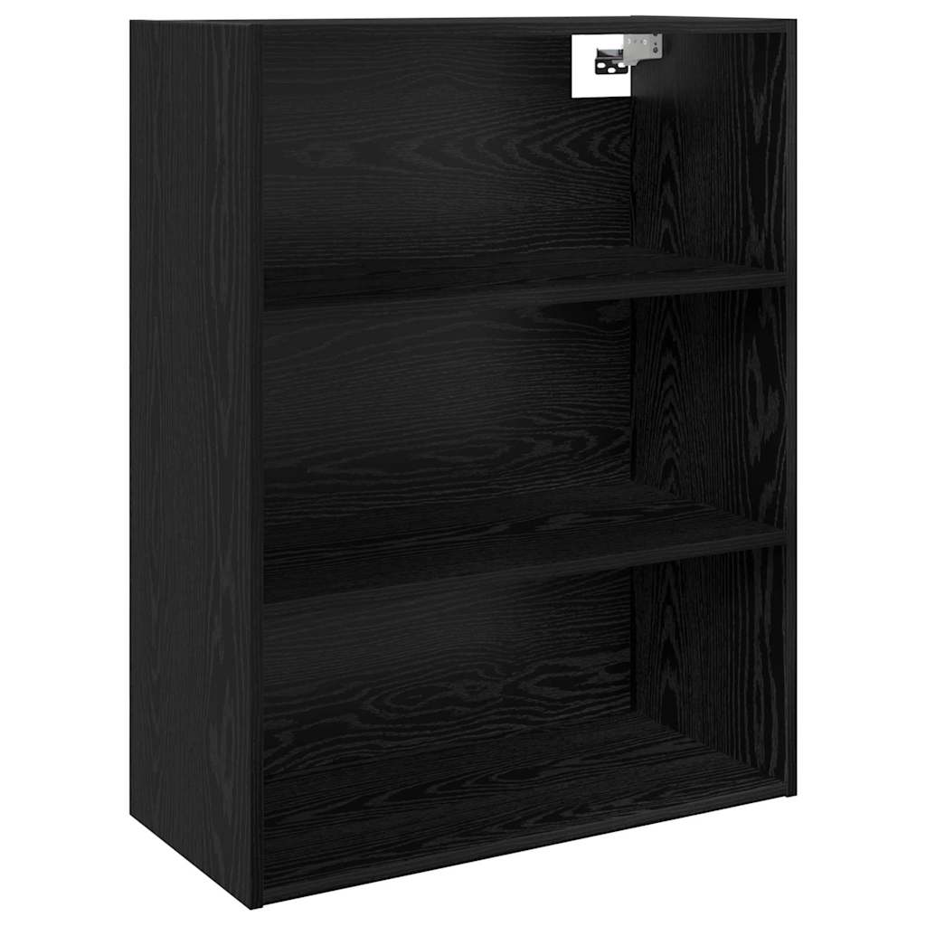 Høyskap Svart Eik 69,5 x 32,5 x 180 cm Konstruert tre