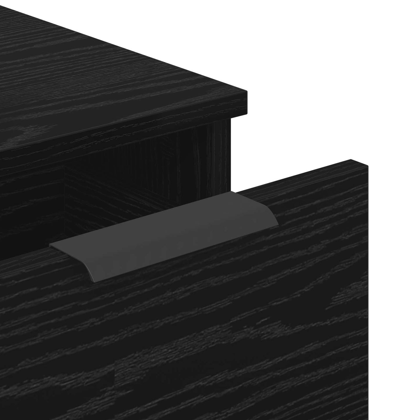 Serviesskap 3 pcs Svart Eik 181 x 30 x 70 cm Konstruert tre
