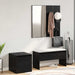 Gangmøbelsett 3 pcs Svart eik 80 x 31 x 40 cm Konstruert tre