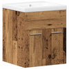 Baderomsinnredningssett 3 pcs Gamle tre 41 x 38.5 x 46 cm
