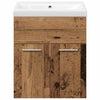 Baderomsinnredningssett 3 pcs Gamle tre 41 x 38.5 x 46 cm