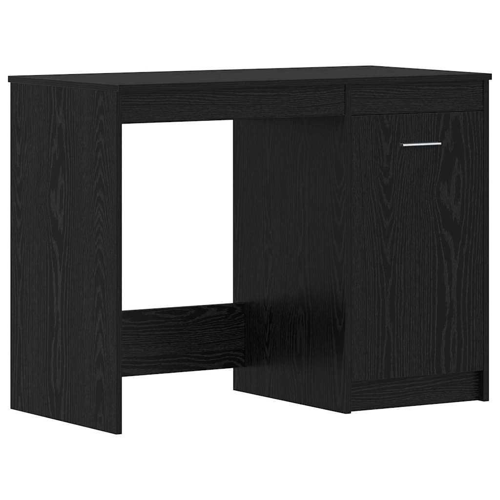 Skrivebord 2 pcs Svart Eik 140 x 50 x 76 cm Konstruert tre