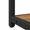 Baderomsskapsett med hylle 3 pcs Gammelt tre 33 x 33 x 185.5 cm