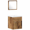 Bademøbelsett 4 pcs Gamle tre 41 x 38.5 x 46 cm Konstruert tre