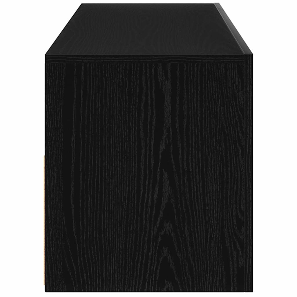 Nattbordskap Svart Eik 60 x 35 x 40 cm Konstruert tre vidaXL