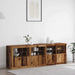 LED sideboard Gammelt tre 202 x 37 x 67 cm Konstruert tre