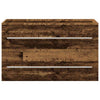 Baderomsvaskeskap Veggmontert Gammelt tre 80 x 38.5 x 48 cm