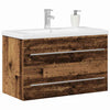 Baderomsvaskeskap Veggmontert Gammelt tre 80 x 38.5 x 48 cm
