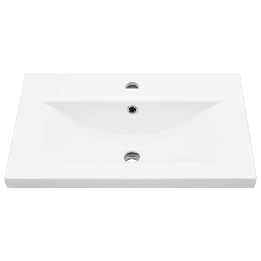 Baderomsvaskeskap for Svart Eik 60 x 39 x 62 cm Konstruert tre