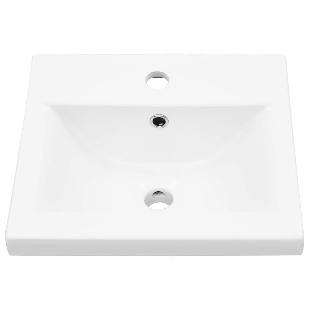 Baderomsvaskeskap Svart Eik 80 x 39 x 62 cm Konstruert tre